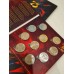 Подарочный буклет на 10 монет серии конструкторы оружия и 75-лет Победы (евро формат) Часть №1