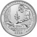 Национальный исторический парк Рокфеллера. 25 центов 2020 года США. № 54 (монетный двор Филадельфия) UNC