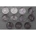 Набор памятных монет номинал 1 рубль  Приднестровья 2020 года. (11 монет). Из банковского мешка