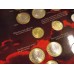 Набор памятных монет России в альбоме, посвященный мирным и историческим событиям (38 монет).