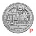 Бывшей первая леди США Элеонора Рузвельт, серия выдающиеся женщины США  Монета 25 центов 2023 США (№8). Из банковского мешка (Филадельфия)