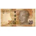 Банкнота 20 рэндов 2012 года ЮАР. Из банковской пачки
