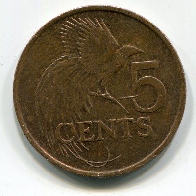 5 центов , 1999 год, Тринидад и Тобаго  (из обращения)