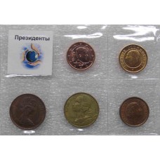 Тематический набор монет Президенты (5 монет)