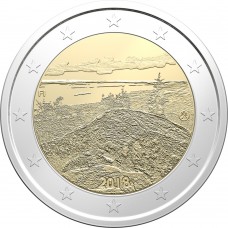 Пейзаж Коли. 2 евро 2018 года.  Финляндия (UNC)