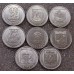 Набор монет - гербы городов Приднестровья. Номинал монеты 1 рубль (UNC) (8 монет)