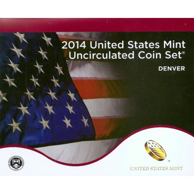 Годовой набор США 2014 года. Монетный двор Денвера и Филадельфии