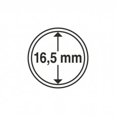 Капсула для монет внутренний диаметр 16,5 мм. Leuchtturm