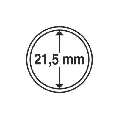 Капсула для монет внутренний диаметр 21 мм. Китай
