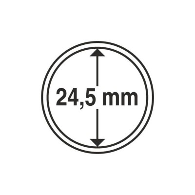 Капсула для монет внутренний диаметр 24,5 мм. Leuchtturm