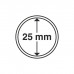 Капсула для монет внутренний диаметр 25 мм. Leuchtturm
