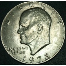1 доллар 1972 США Эйзенхауэр, двор P