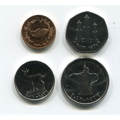 О.А.Э. Набор монет (4 монеты)
