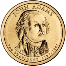 Джон Адамс. 1 доллар 2007 года. США