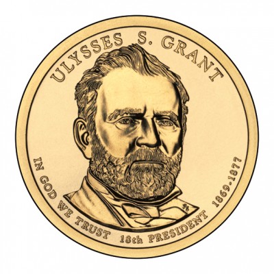 Улисс Грант. 1 доллар 2011 года. США