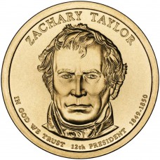 Закари Тейлор. 1 доллар 2009 года. США