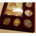 Набор памятных монет 10 и 5 рублей, посвященные Крыму и Севастополю в планшете. Монеты в капсулах