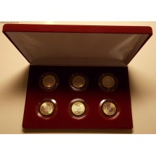 Памятный набор 10-ти рублевых монет (биметалл)  2016 года  в ФУТЛЯРЕ